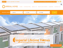 Tablet Screenshot of imperialhomescorp.com